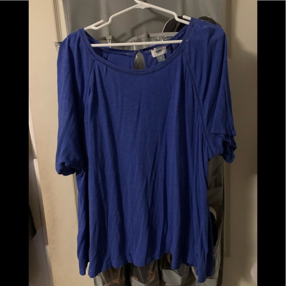 Old Navy Blue blouse XXL